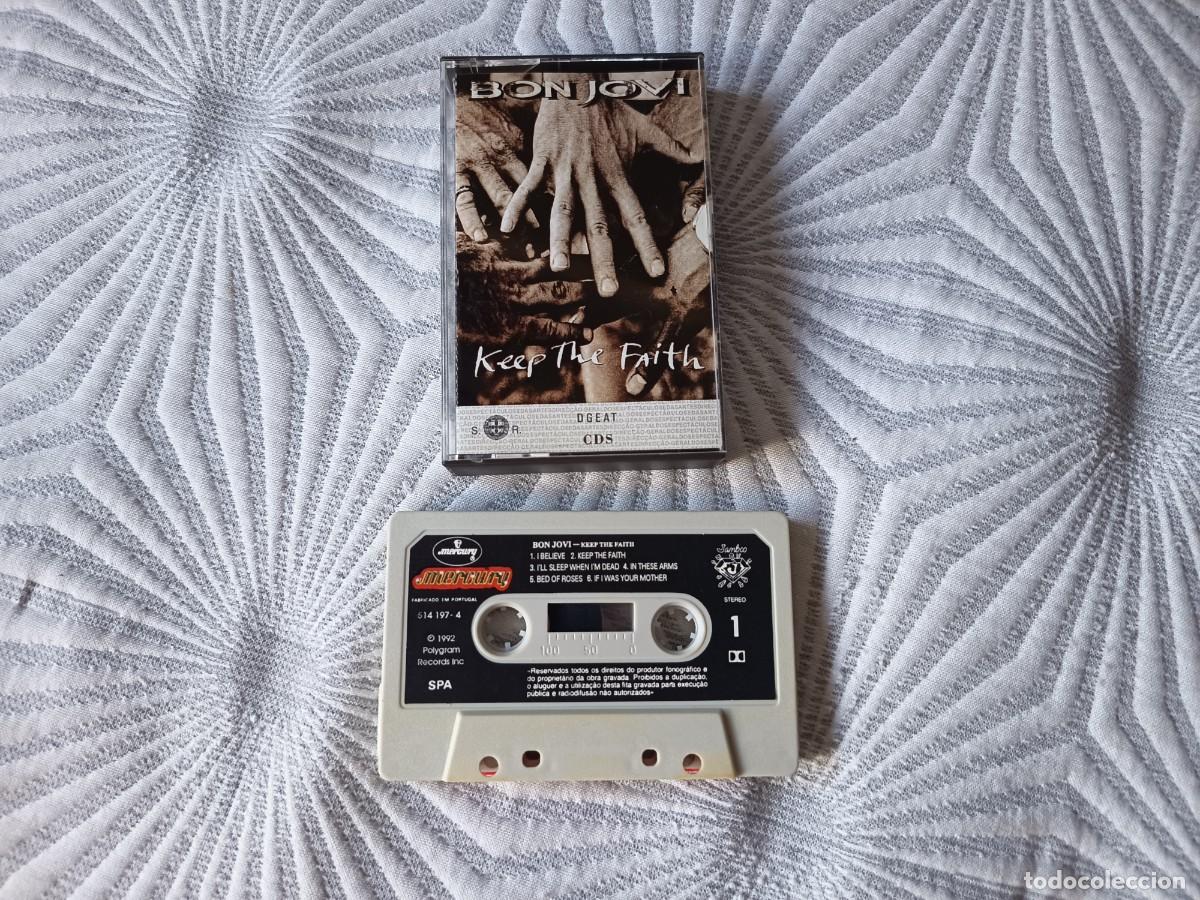 Casetes antiguos: Bon Jovi &ndash; Keep The Faith. Portugal, 1992