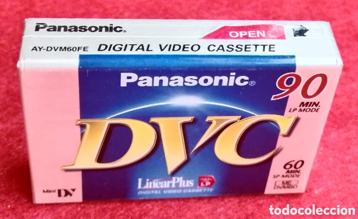 Cassette antiche: Cinta MiniDV Panasonic 60 / 90 Min DVC Nueva Precintada