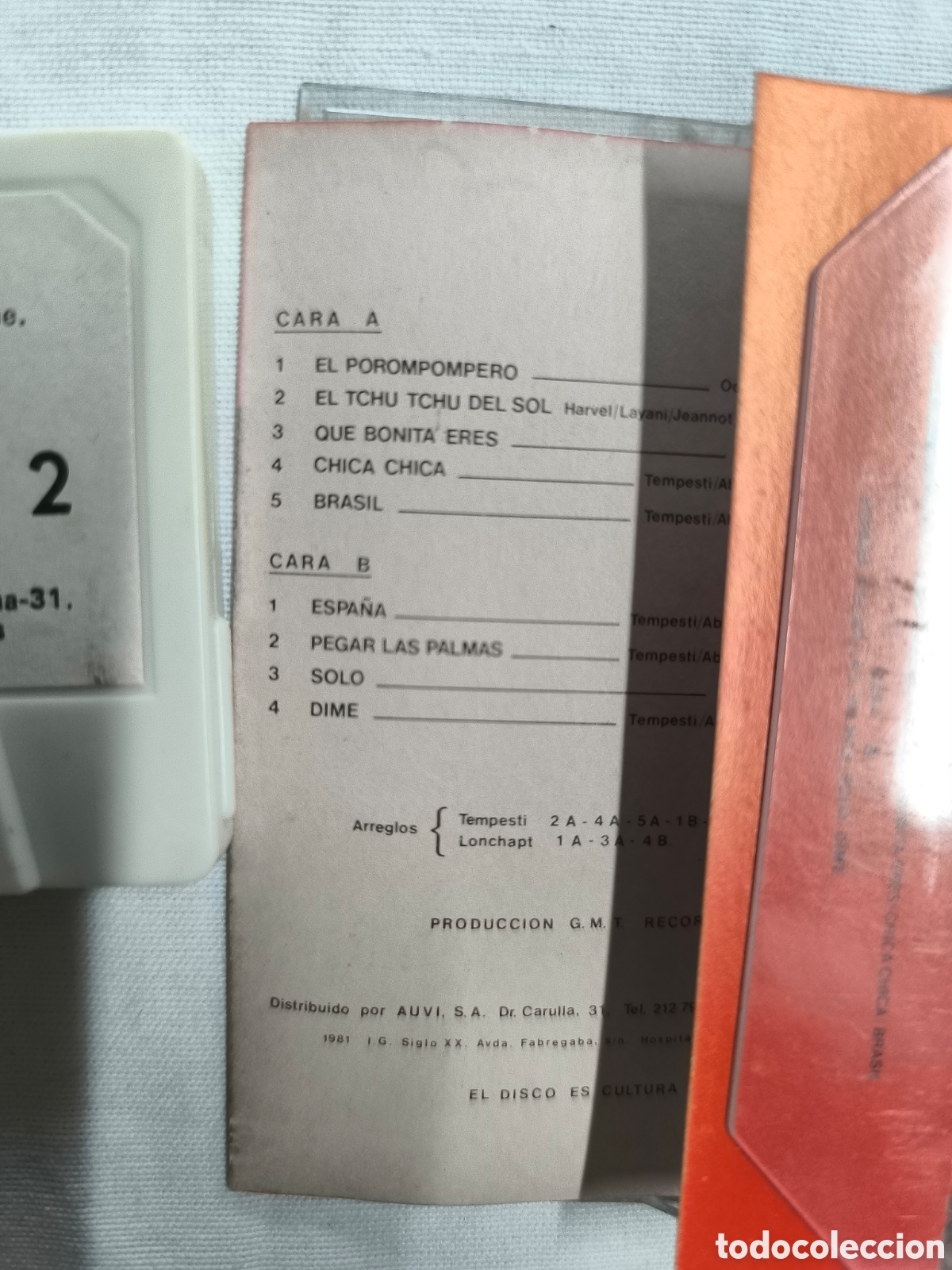 Casetes antiguos: El chato auvi 1981 cassette - Foto 3