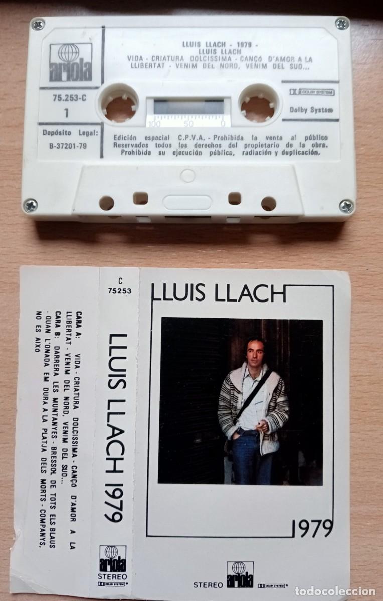 Casetes antiguos: Casete de Llu&iacute;s Llach 1979