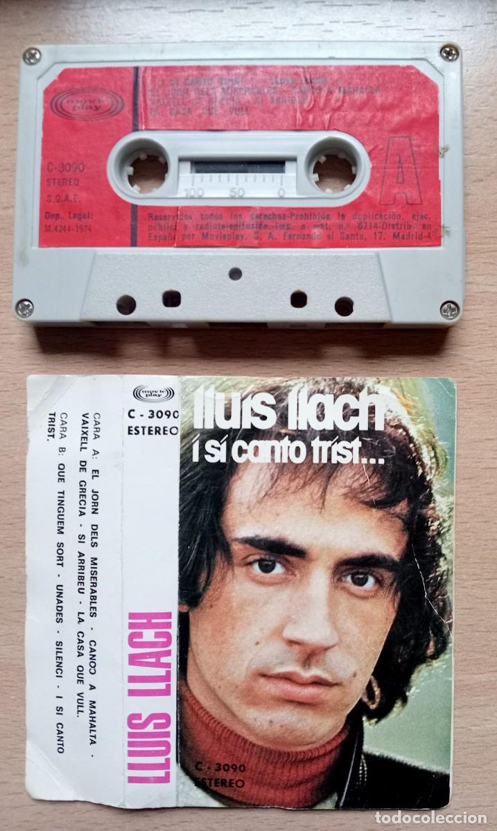 Casetes antiguos: Casete de Llu&iacute;s Llach &rdquo;I si canto trist...&rdquo;
