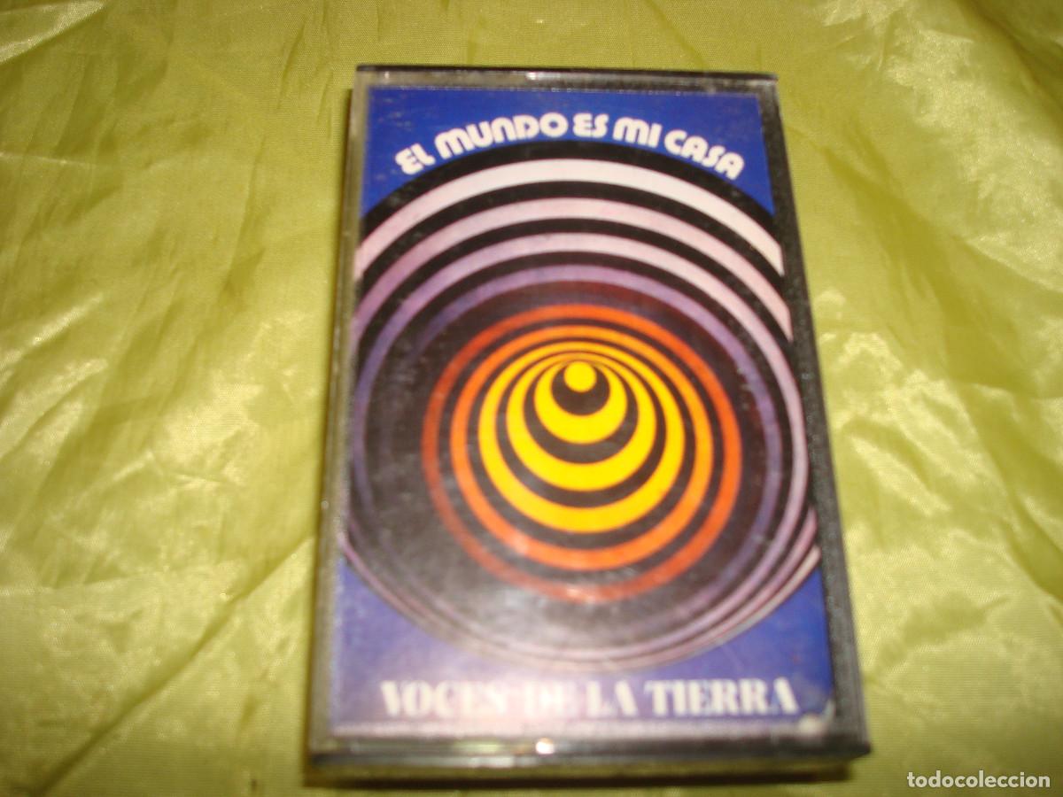 Casetes antiguos: EL MUNDO ES MI CASA. VOCES DE LA TIERRA. EDICIONES PAULINAS, 1974. CASETE