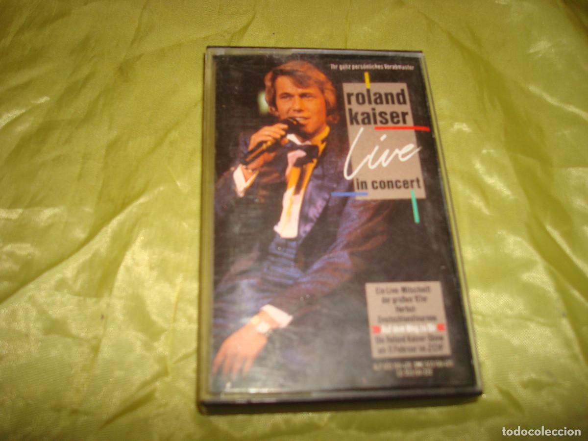 Casetes antiguos: ROLAND KAISER. LIVE IN CONCERT. HANSA, 1988. CASETE