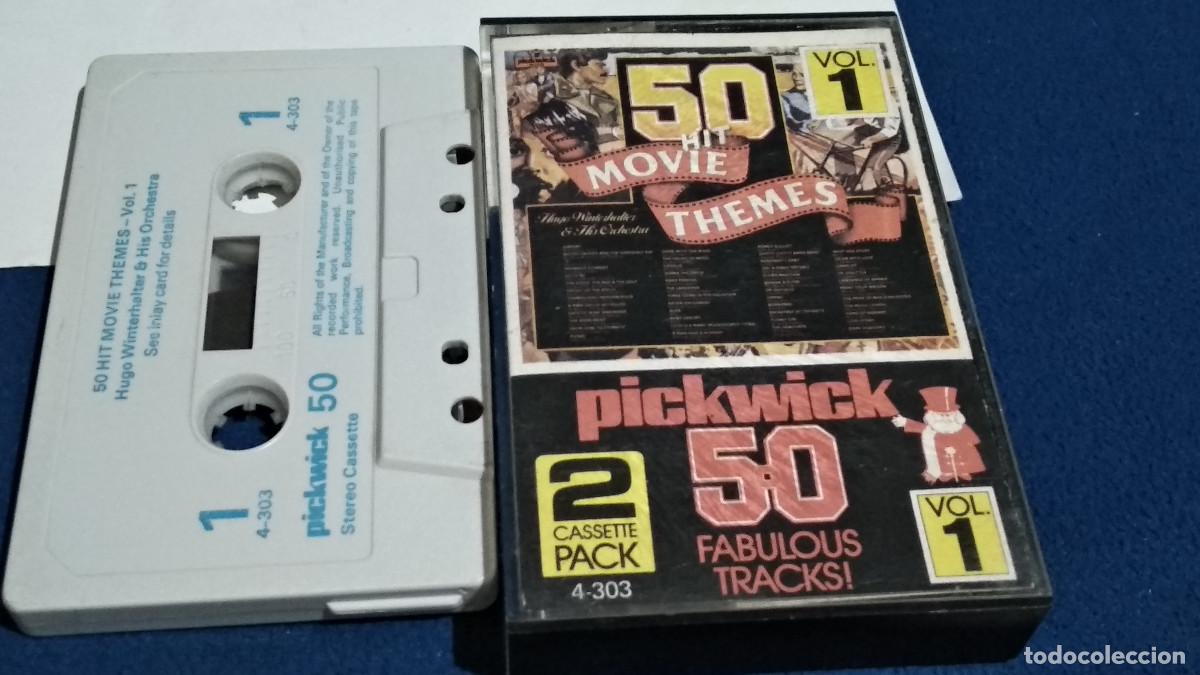 Casetes antiguos: Hugo Winterhalter & His Orchestra / 50 Hit Movie Themes VOL1- Pickwick Records CASETE CINTA CASSETTE