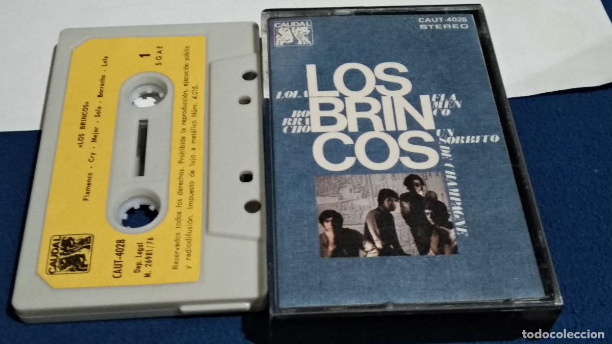 Alte Kassetten: LOS BRINCOS LOLA FLAMENCO UN SORBITO DE CHAMPAGNE BORRACHO AMIGA MIA - CASETE 1976 CAUDAL