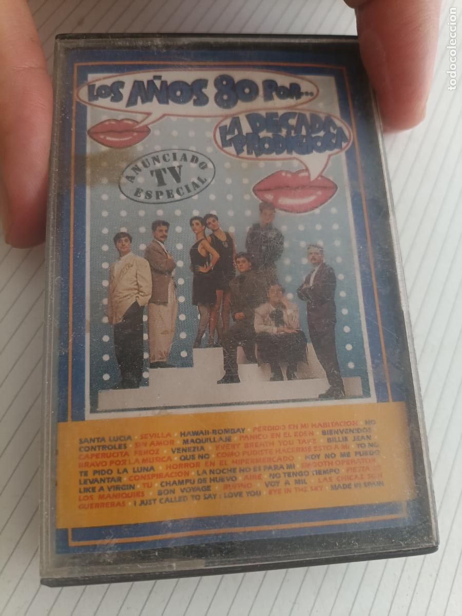Casetes antiguos: CASETE LA D&Eacute;CADA PRODIGIOSA - LOS A&Ntilde;OS 80 - 1988