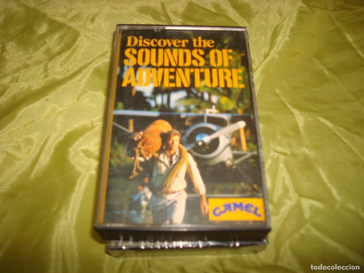 Casetes antiguos: DISCOVER THE SOUNDS OF ADVENTURE. PROMOCIN DE CAMEL STILETO, 1988. CASETE (#)