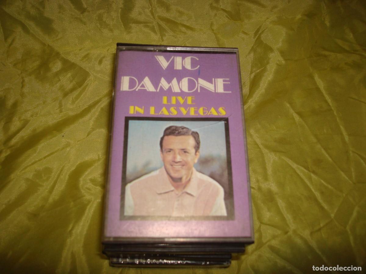 Casetes antiguos: VIC DAMONE. LIVE IN LAS VEGAS. EDC. USA. CASETE (#)