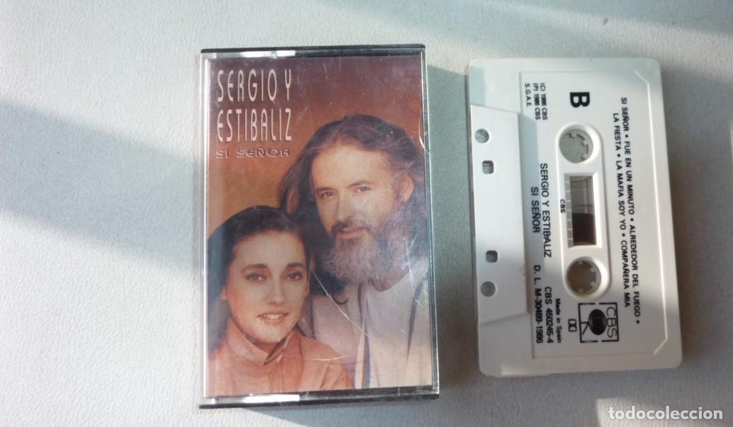 Casetes antiguos: SERGIO Y ESTIBALIZ // SI SE&Ntilde;OR // 1986 // CASETE