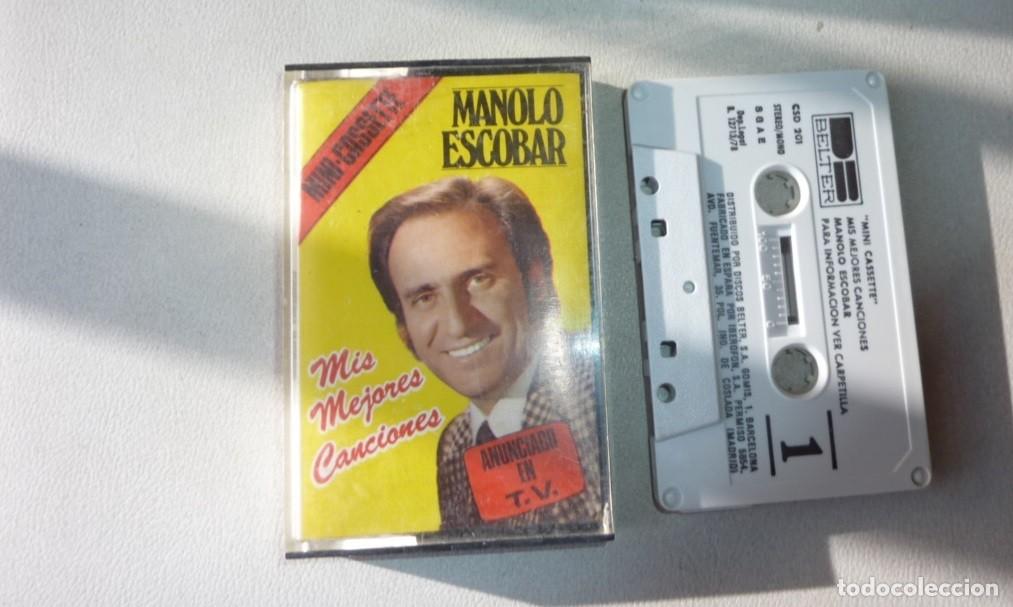 Casetes antiguos: MANOLO ESCOBAR // MIS MEJORES CANCIONES // 1979 // CASETE