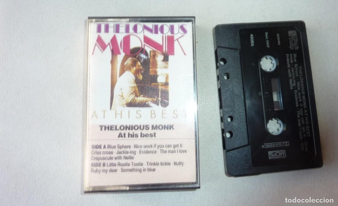 Casetes antiguos: THELONIOUS MONK // THELONIOUS MONK AT HIS BEST // MADE IN HOLLAND// CASETE