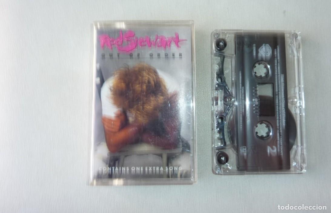 Casetes antiguos: ROD STEWART // OUT OF ORDER // MADE IN USA // 1988 // CASETE
