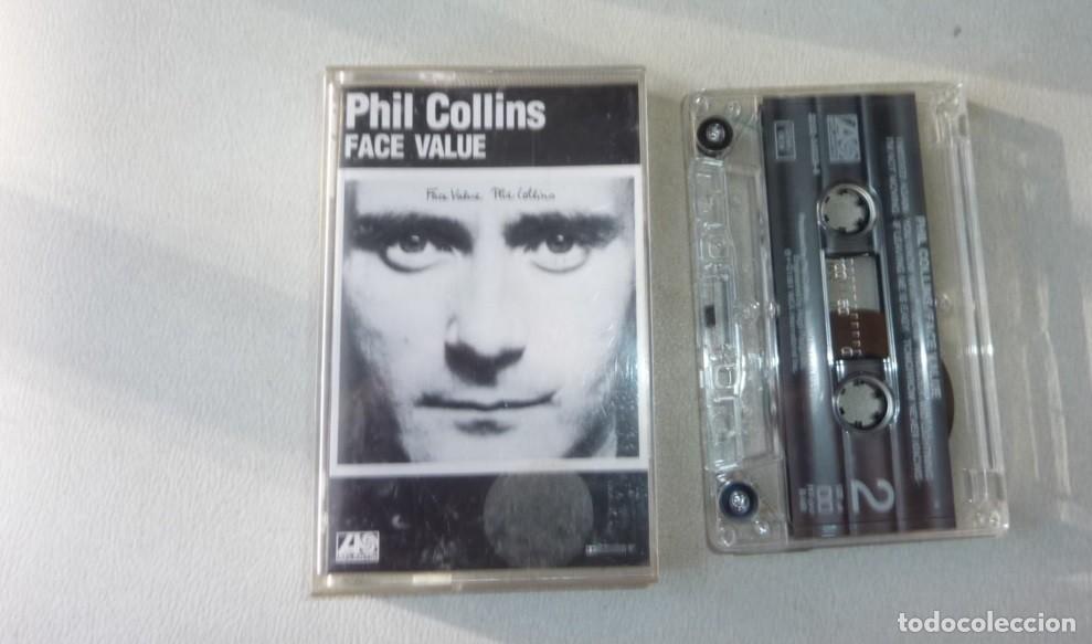 Casetes antiguos: PHIL COLLINS // FACE VALVE // MADE IN GERMANY // 1981 // CASETE