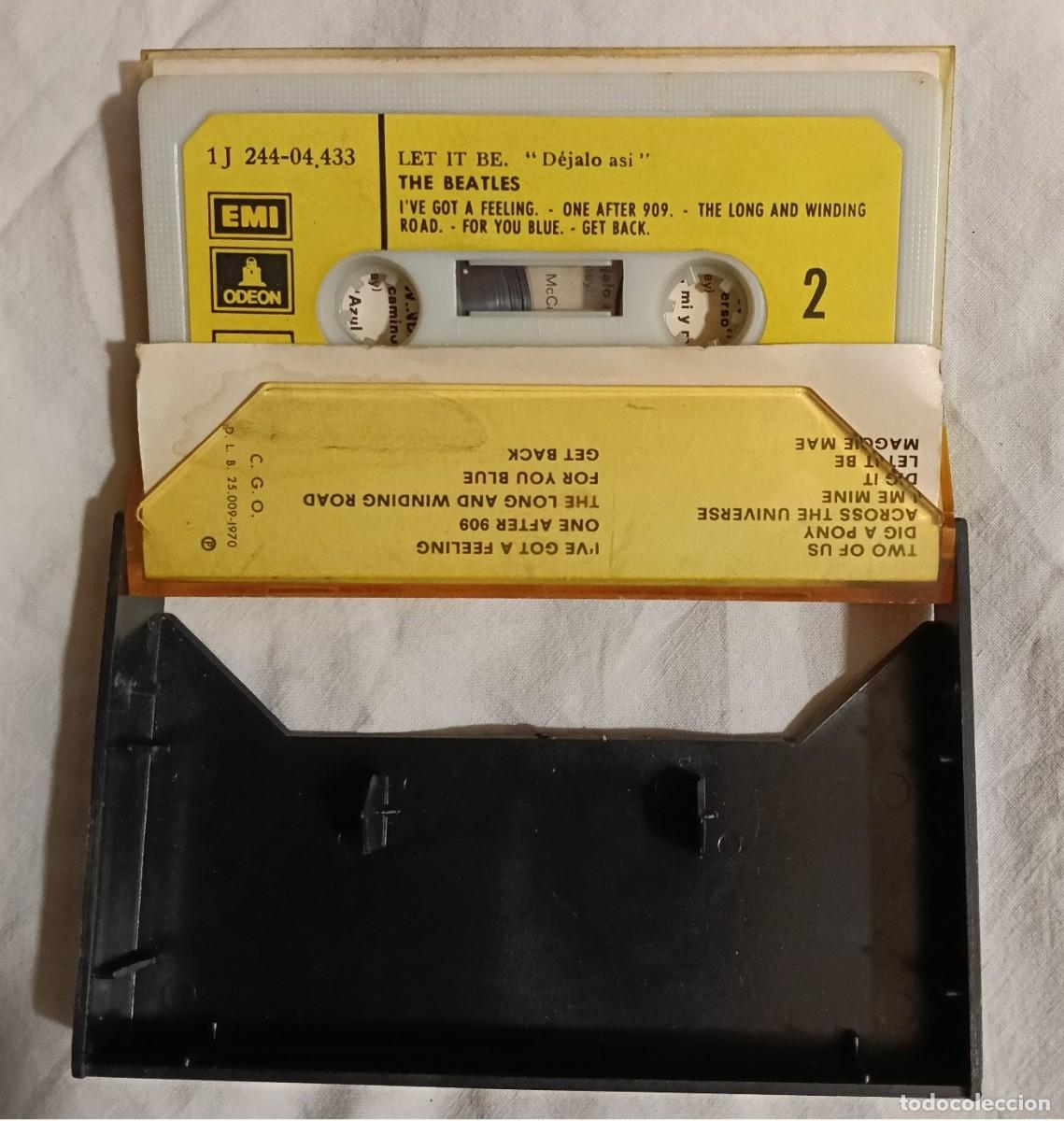 Casetes antiguos: THE BEATLES LET IT BE EMI ODEON - Foto 2