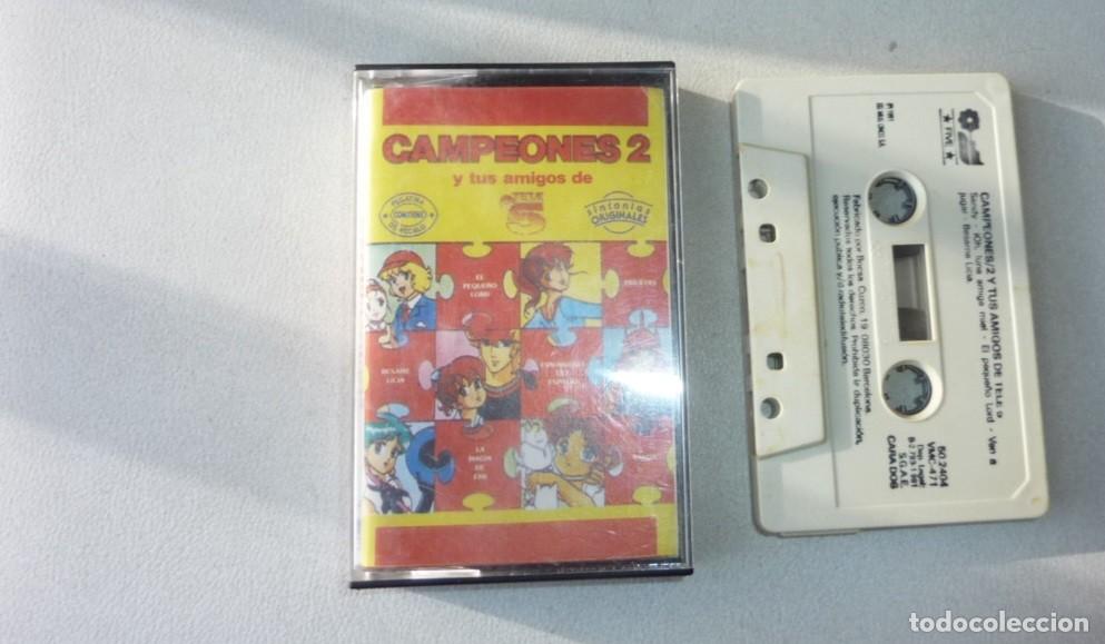 Casetes antiguos: CAMPEONES Y TUS AMIGOS DE TELE 5 // 1991// CASETE