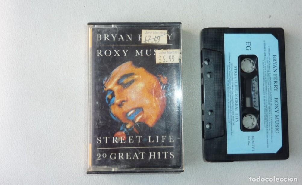 Casetes antiguos: BRYAN FERRY // ROXY MUSIC // STREET LIFE 20 GREAT HITS // 1986 // CASETE