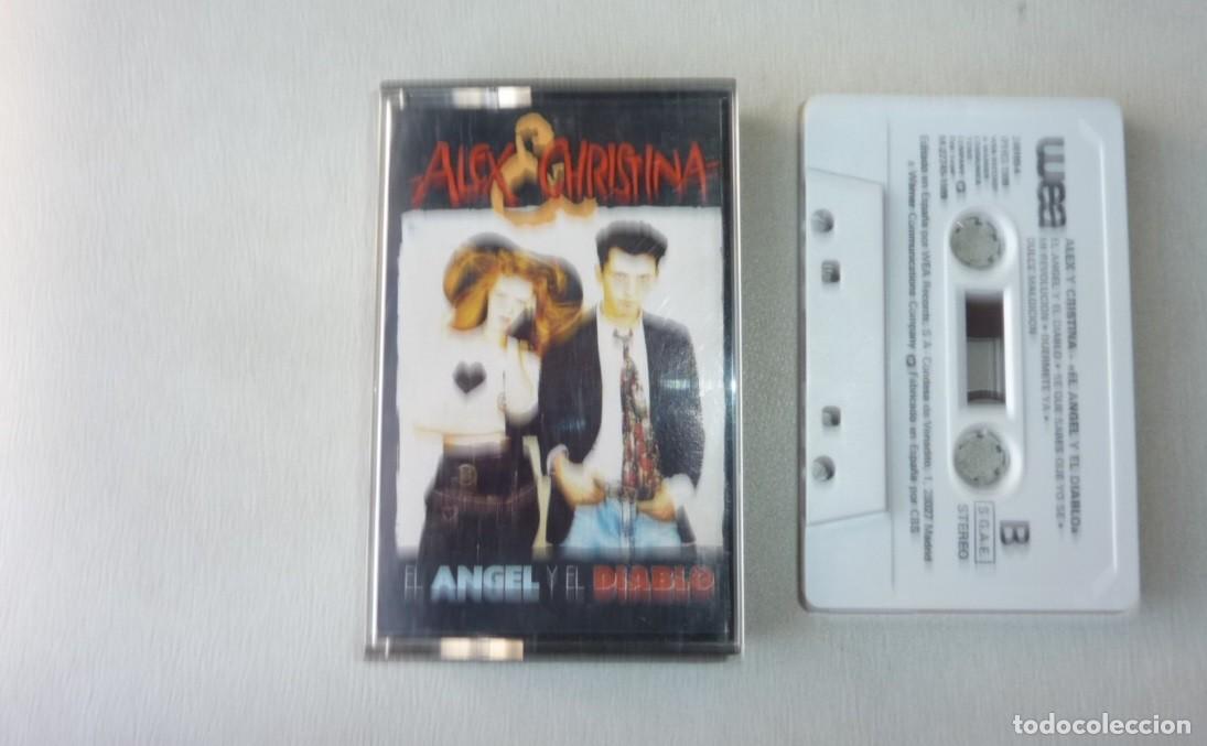 Casetes antiguos: ALEX Y CRISTINA // EL ANGEL Y EL DIABLO // 1989 // CASETE