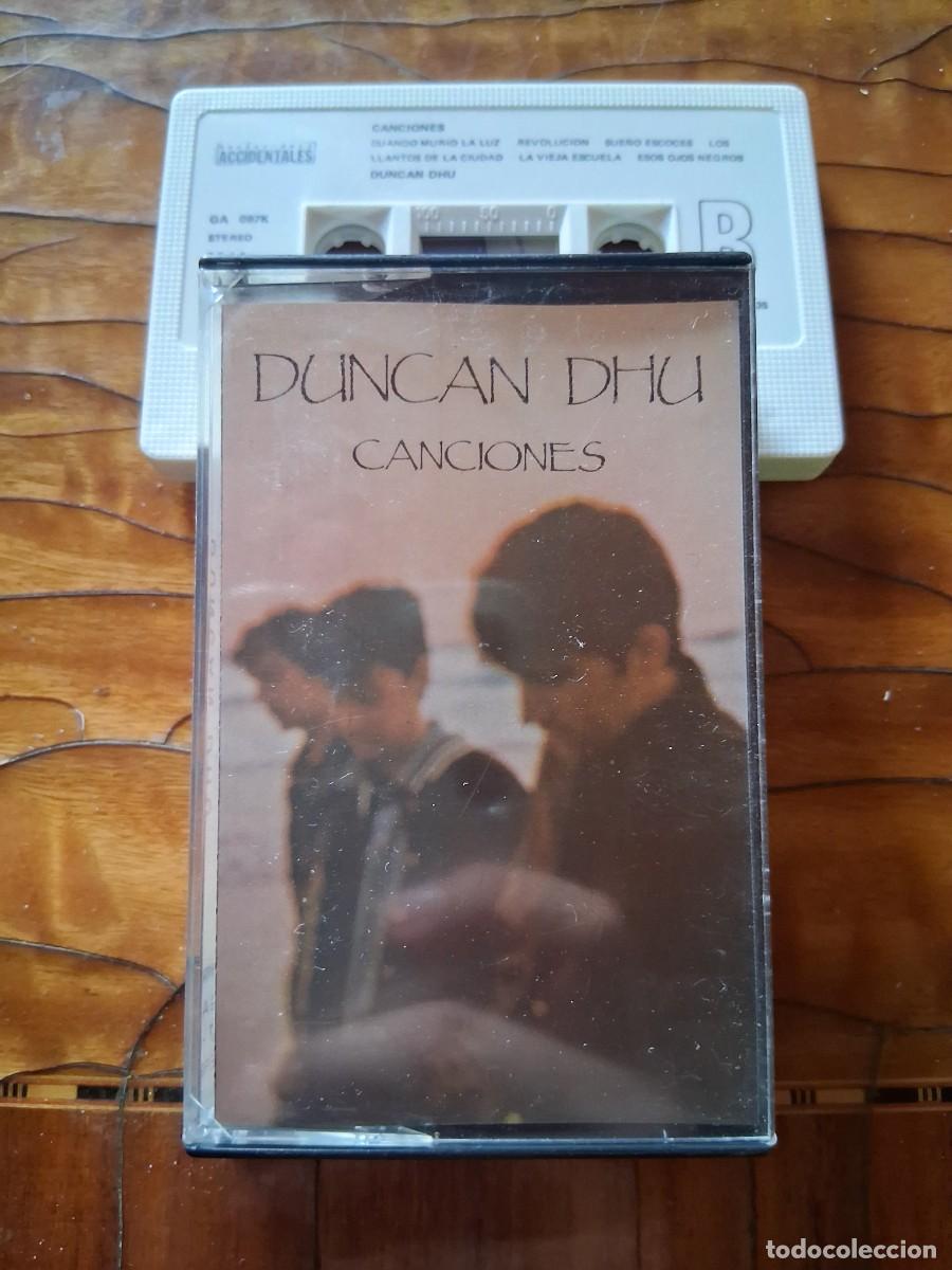 Casetes antiguos: Casete cinta de m&uacute;sica Duncan Dhu canciones