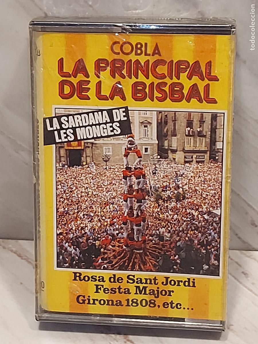 Casetes antiguos: COBLA LA PRINCIPAL DE LA BISBAL | LA SARDANA DE LES MONGES | MC-290 T-A4 | PRECINTADO