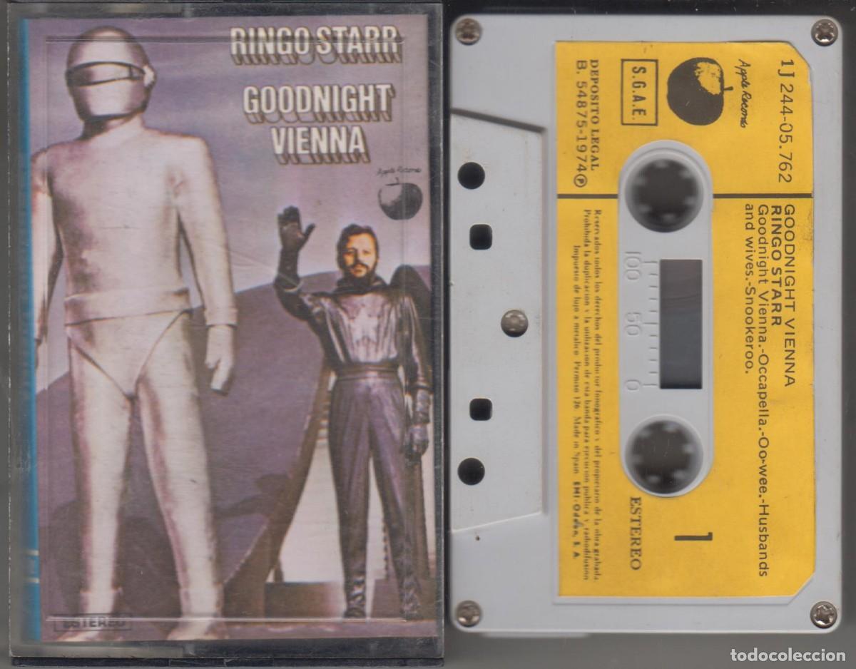Casetes antiguos: RINGO STARR cassette GOODNIGHT VIENNA 1974 Spain The Beatles