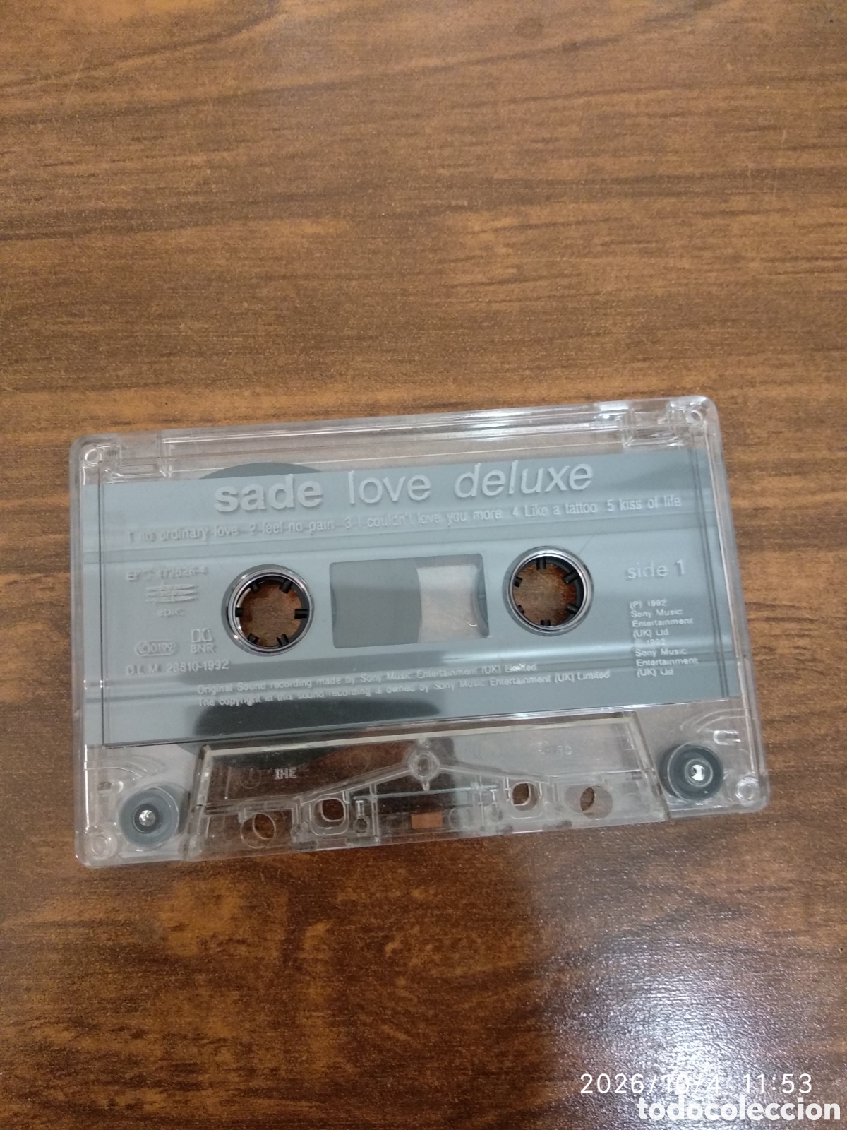 Casetes antiguos: Cassette Sade Love Deluxe - Foto 4
