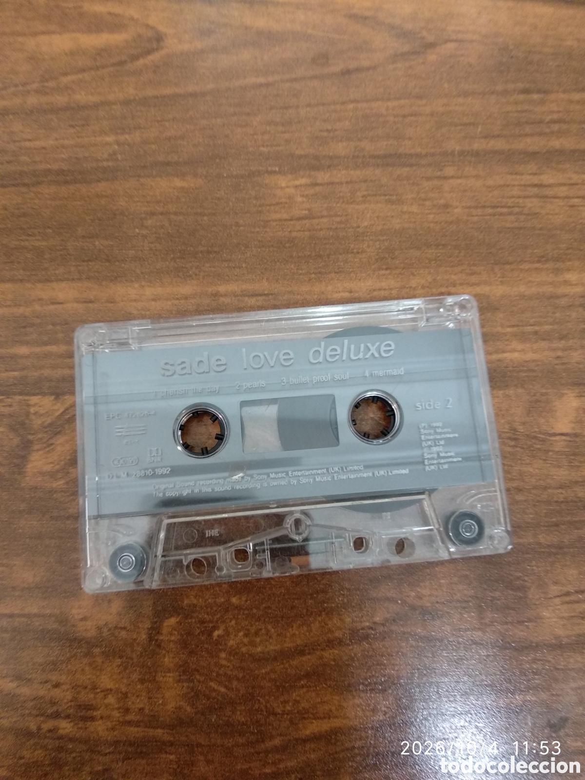 Casetes antiguos: Cassette Sade Love Deluxe - Foto 5