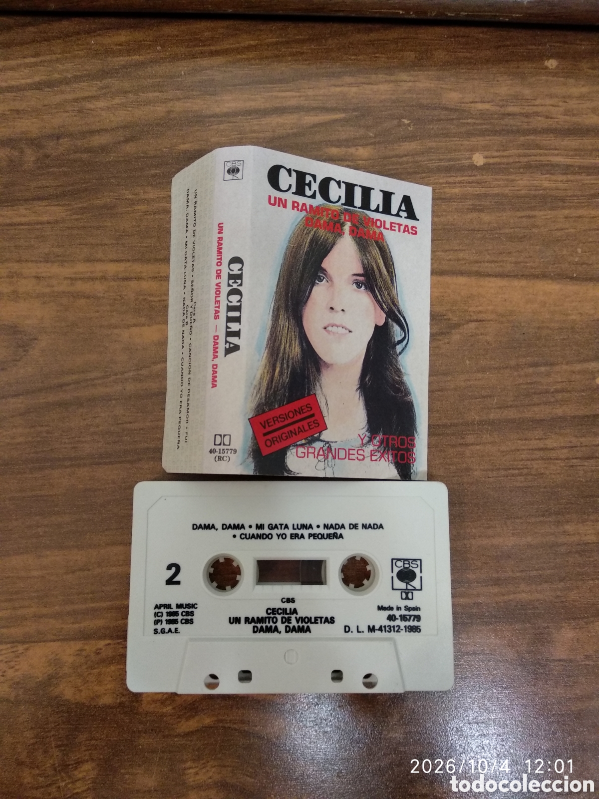 Casetes antiguos: Cassette Celia dama dama - Foto 3