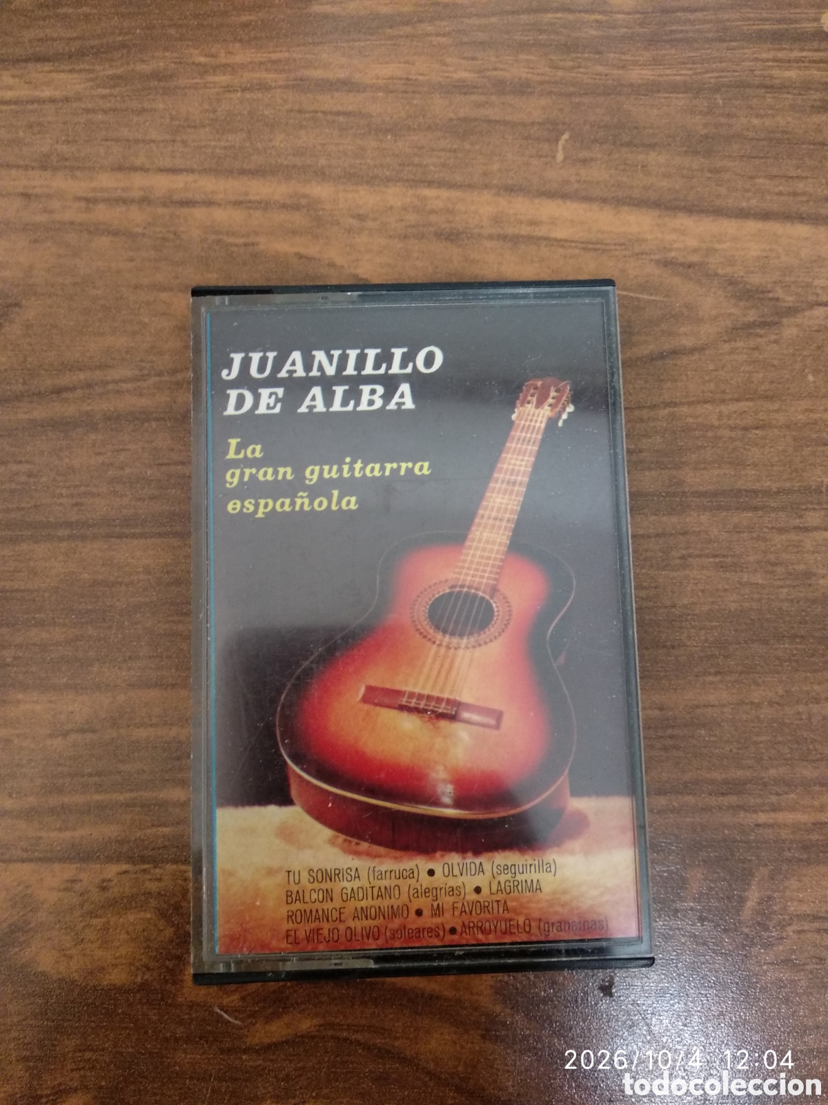 Casetes antiguos: Juanillo de Alba la gran guitarra espa&ntilde;ola