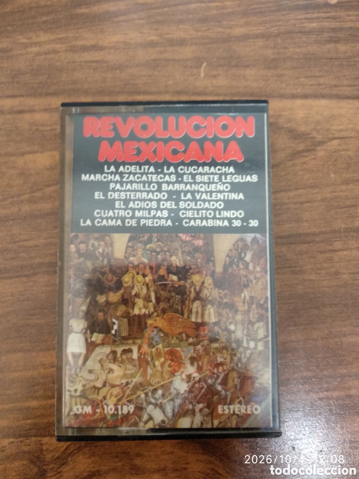Casetes antiguos: Cassette Revoluci&oacute;n Mexicana
