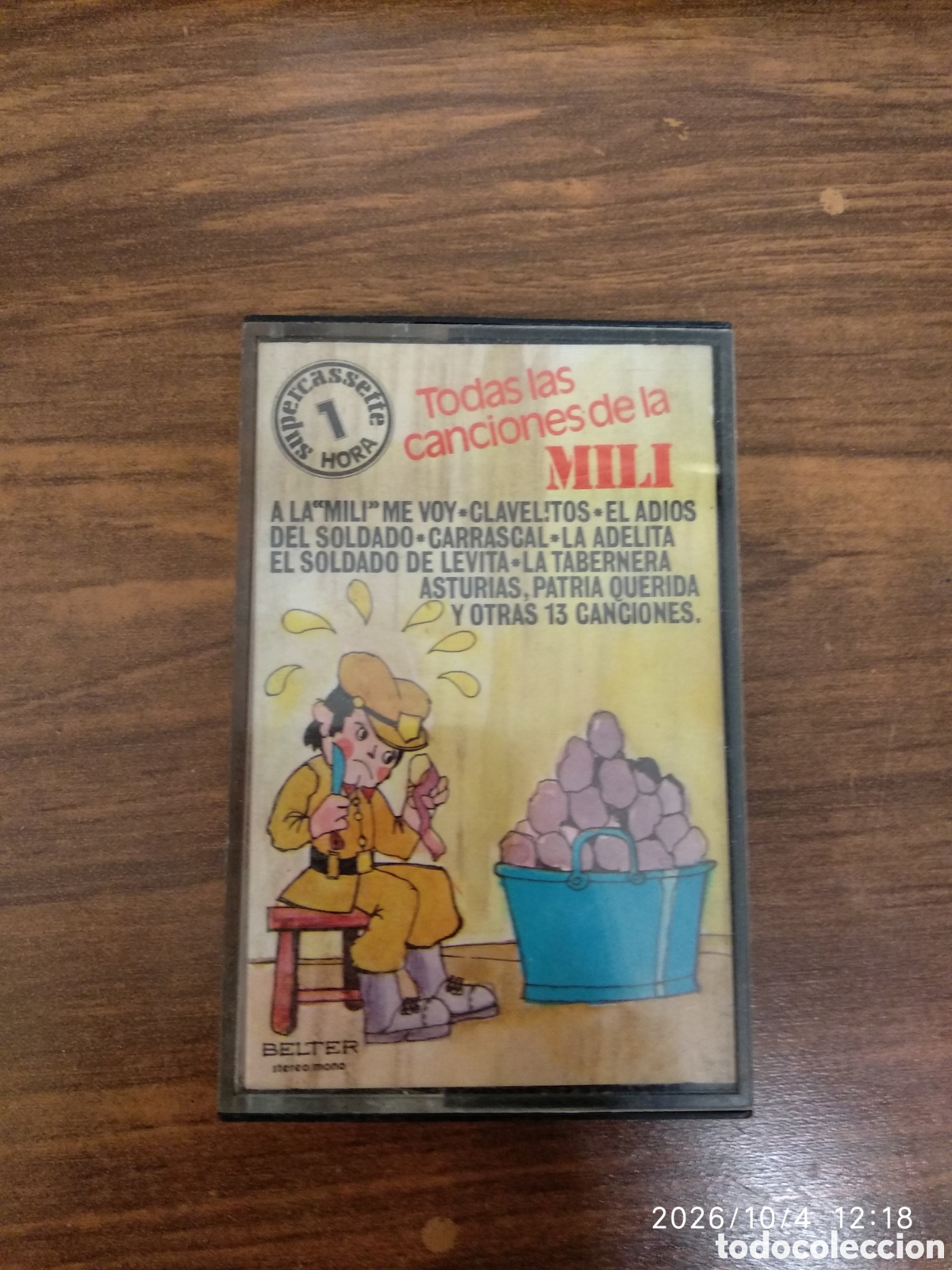 Casetes antiguos: Todas las canciones de la mili