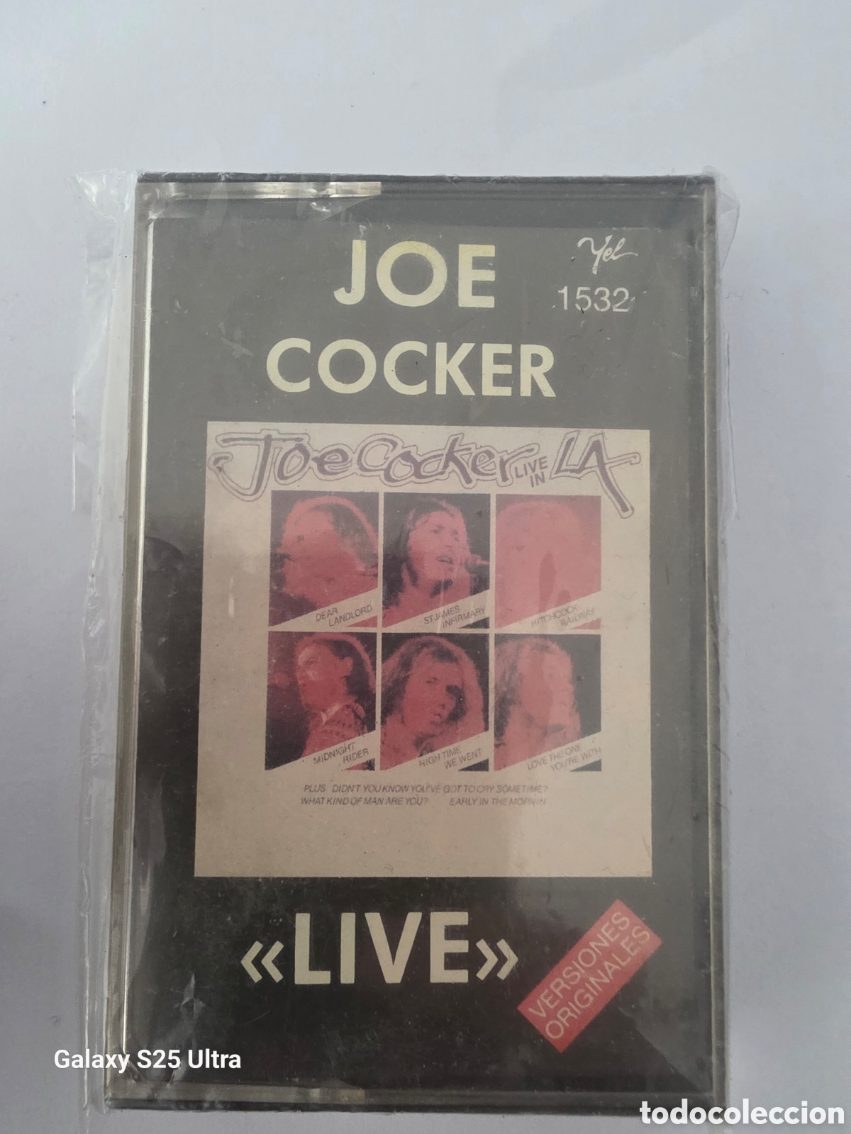 Casetes antiguos: JOE COCKER...LIVE IN L.A...PRECINTADO - Foto 1