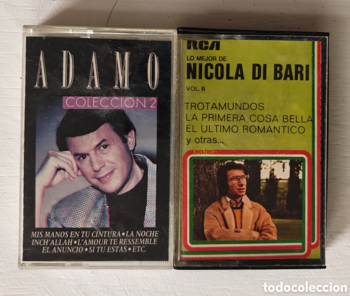 Casetes antiguos: 2 Cassettes Cantantes de Canci&oacute;n Mel&oacute;dica