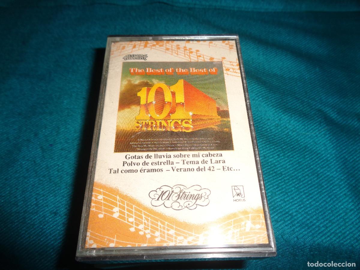 Casetes antiguos: THE BEST OF THE BEST. (LO MEJOR DE LO MEJOR) 101 STRINGS. HORUS, 1987. CASETE
