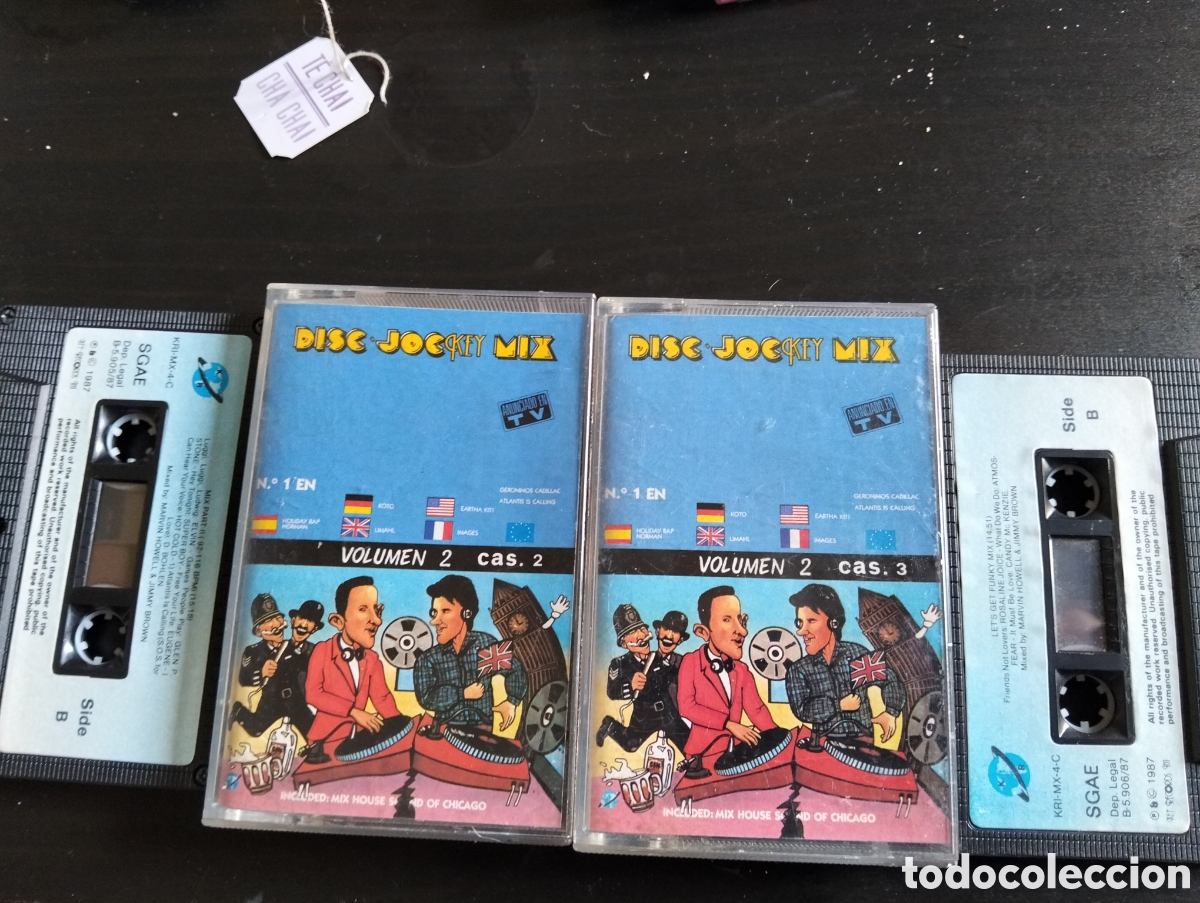 Casetes antiguos: DISC-JOCKEY MIX2 2 CASETES VOL 2 Y 3