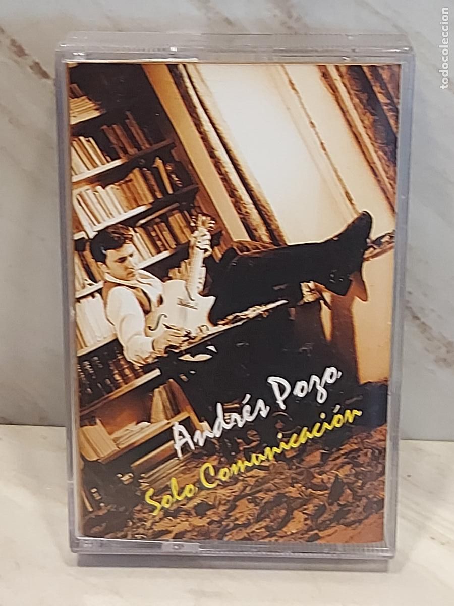 Casetes antiguos: ANDR&Eacute;S POZO | SOLO COMUNICACI&Oacute;N | MC-JAPS RECORDS JR 110-CS | ESPA&Ntilde;A 1994 | DE LUJO