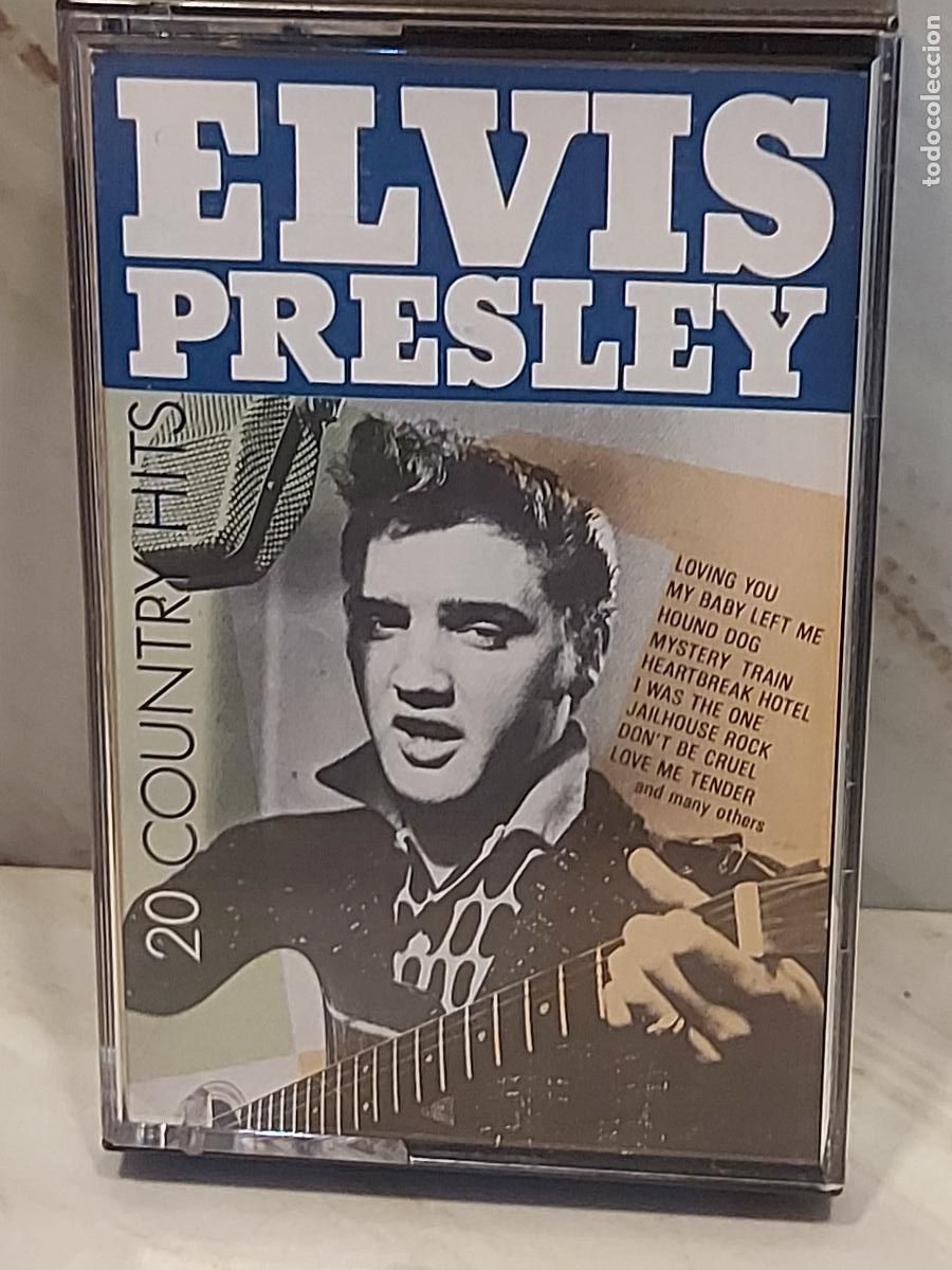 Casetes antiguos: ELVIS PRESLEY | 20 COUNTRY HITS | MC-YESTERDAYS GOLD 45701 | 1987 | DE LUJO