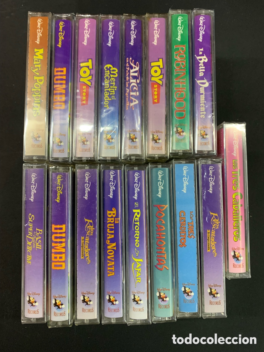 Casetes antiguos: Cintas de cassetes Disney nuevas - Foto 1