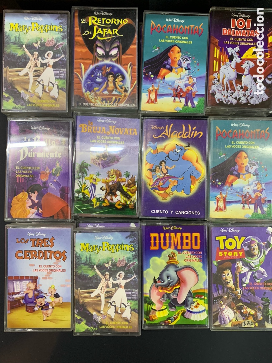 Casetes antiguos: Cintas de casetes Disney como nuevo - Foto 3