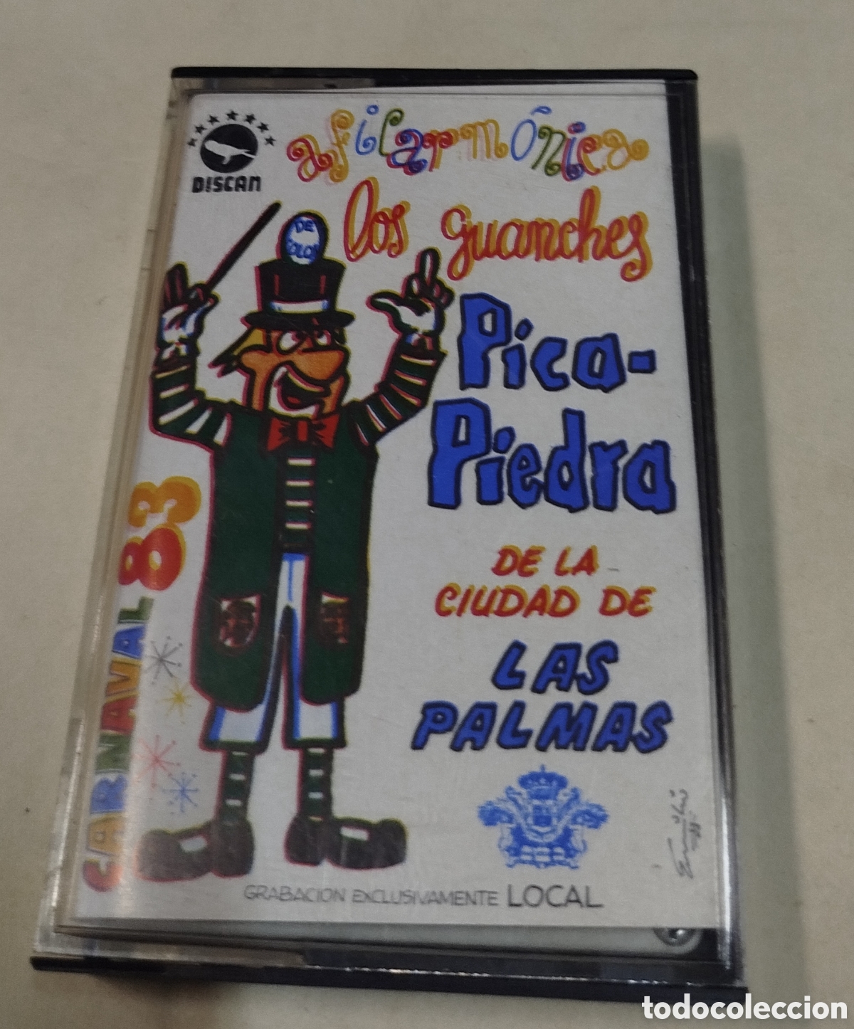 Casetes antiguos: Murga los guanches Picapiedra.carnaval 83'. CASSETTE