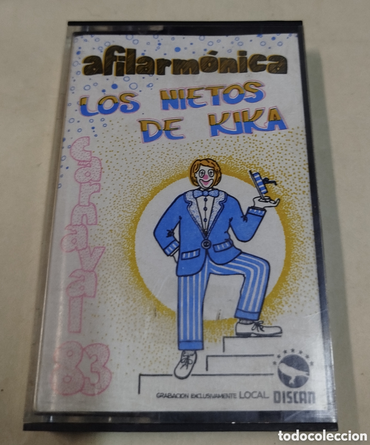 Casetes antiguos: Afilarm&oacute;nica los nietos de Kika. Carnaval 1983. CASSETTE