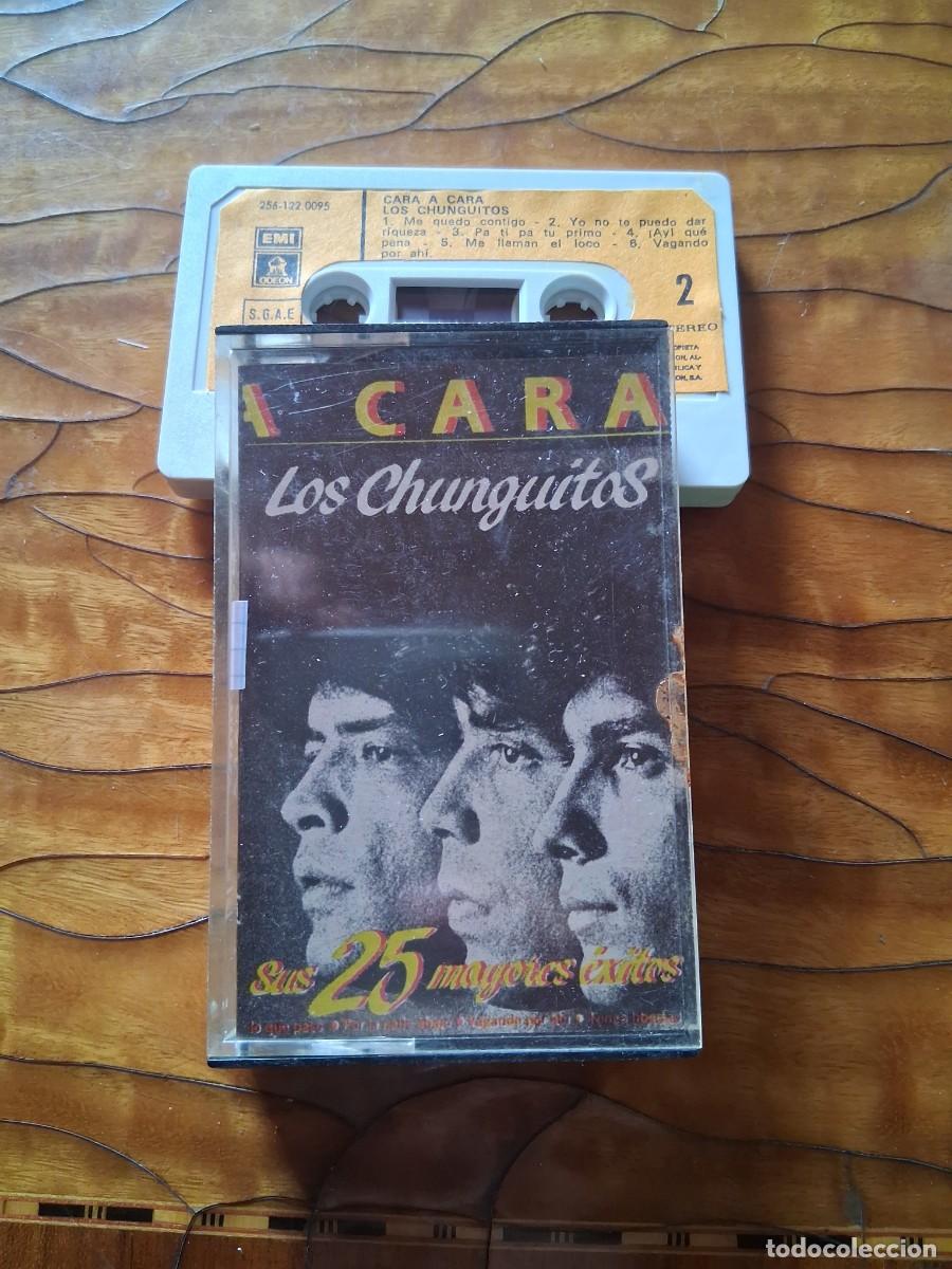 Casetes antiguos: Cinta casete de m&uacute;sica Cara a cara Los Chunguitos rumba flamenca