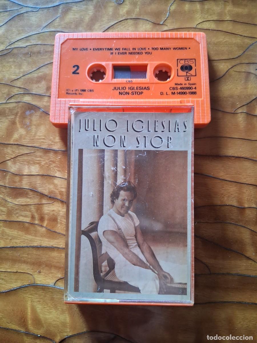 Casetes antiguos: Cinta casete de m&uacute;sica JULIO IGLESIAS NON STOP