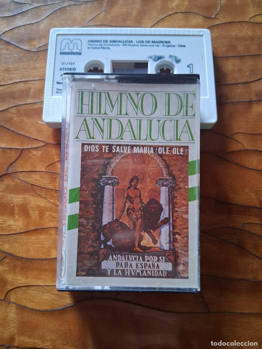 Casetes antiguos: Cinta casete de m&uacute;sica Cassette Himno de Andaluc&iacute;a Los de Mairena