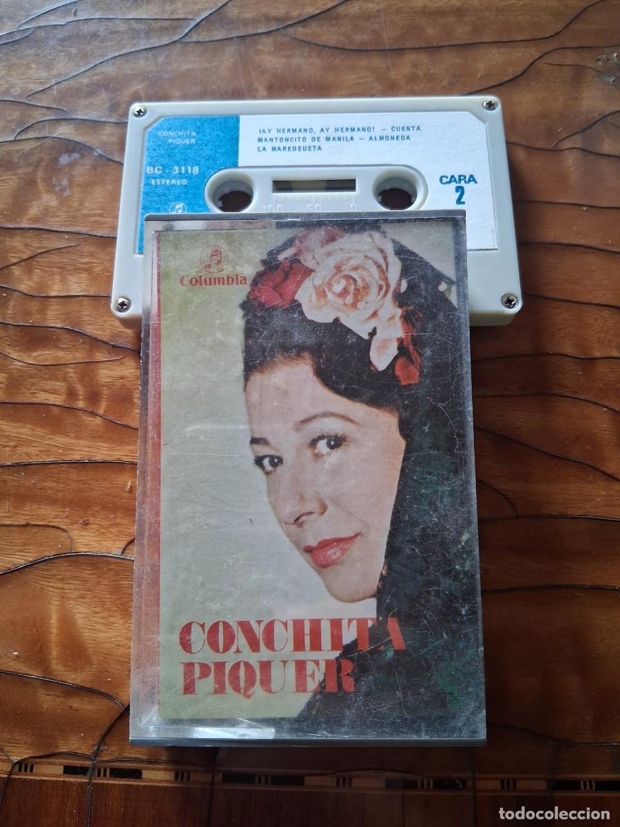 Casetes antiguos: Cinta casete de m&uacute;sica Conchita Piquer copla andaluza espa&ntilde;ola