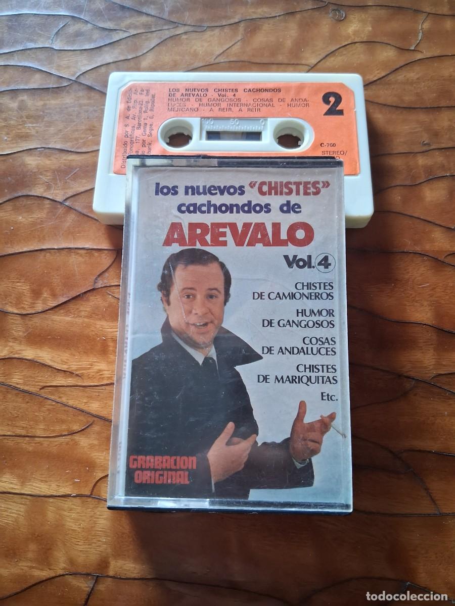 Casetes antiguos: Cinta casete NUEVOS CHISTES CACHONDOS AREVALO VOL 4 camioneros humor gangosos mariquitas andaluces