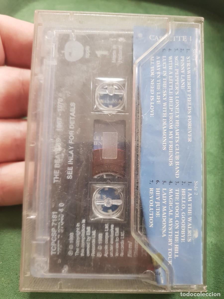 Casetes antiguos: Cinta cassette the beatles 1967-1970 - Foto 2