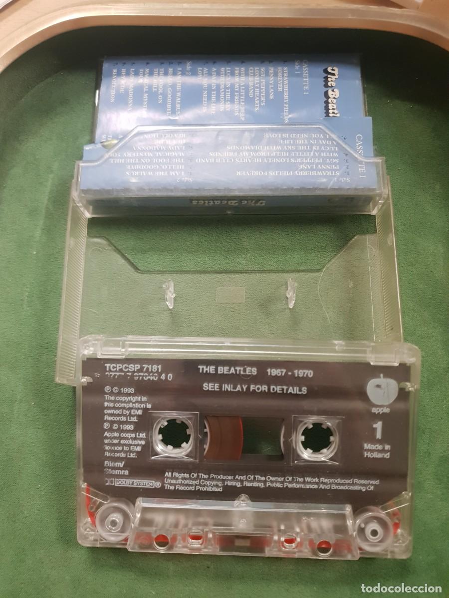 Casetes antiguos: Cinta cassette the beatles 1967-1970 - Foto 3