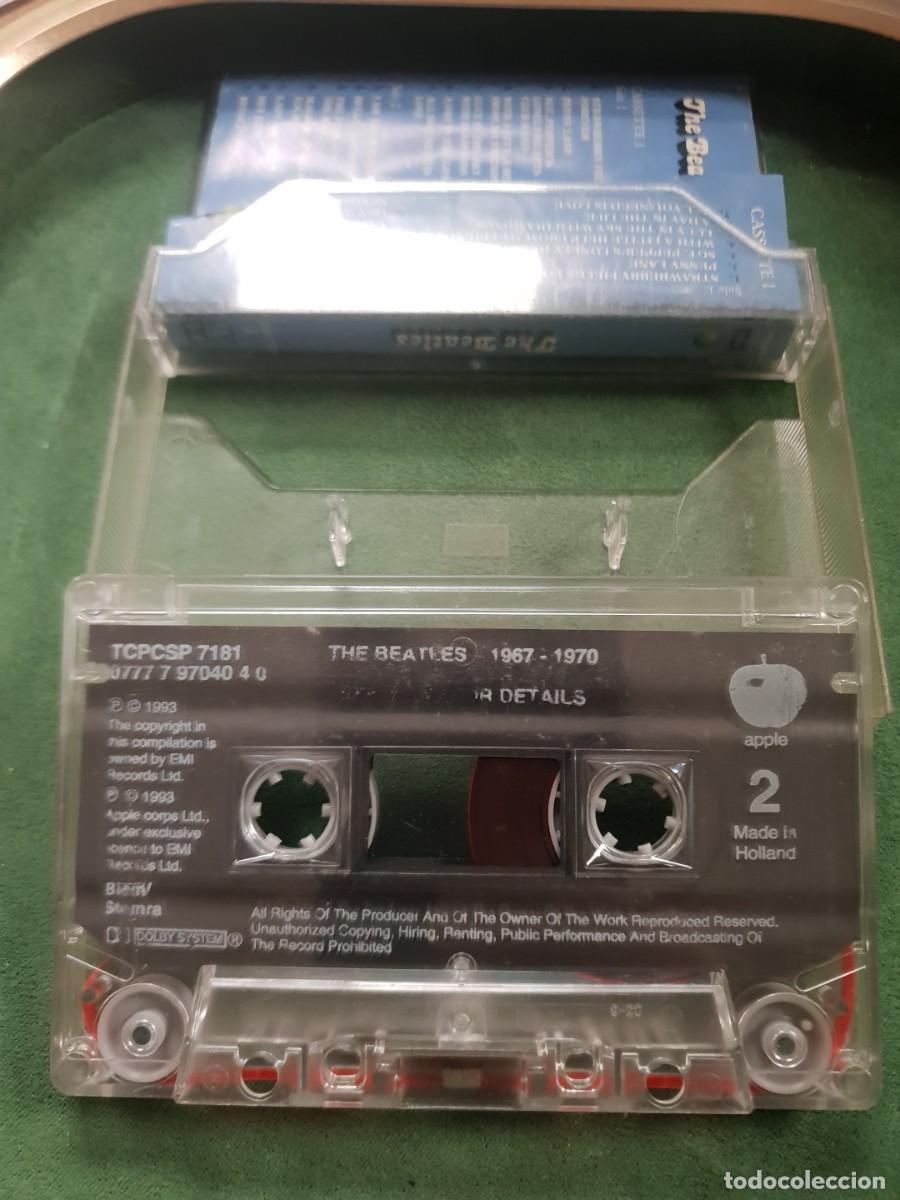 Casetes antiguos: Cinta cassette the beatles 1967-1970 - Foto 4