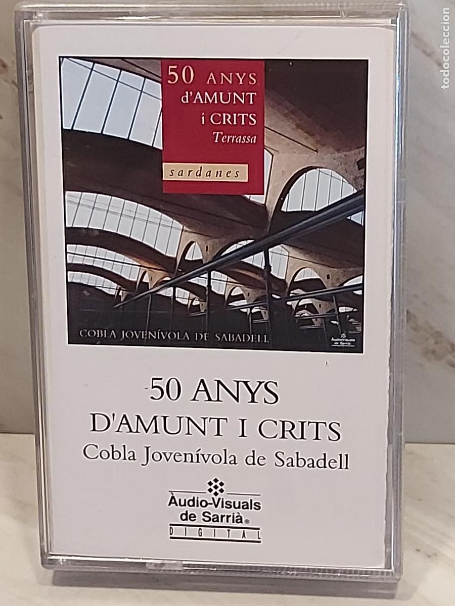 Casetes antiguos: COBLA JOVEN&Iacute;VOLA | 50 ANYS D'AMUNT I CRITS | MC 1.1620 | 1998 | DE LUJO