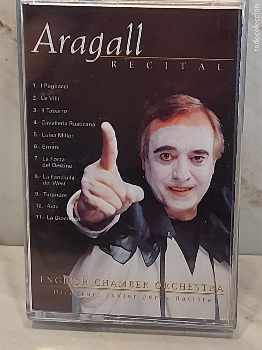 Casetes antiguos: JAUME ARAGALL | RECITAL | MC-DISCMEDI DM28904 | ESPA&Ntilde;A 1997 | DE LUJO